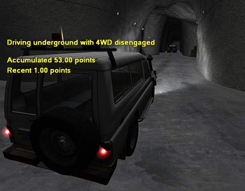 Езда под землей с ошибкой отключения 4WD